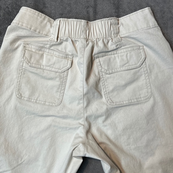 Old Navy High-Rise OG Chino Cargo Pants Women's XS Khaki Straight Stretch Light - Picture 3 of 8